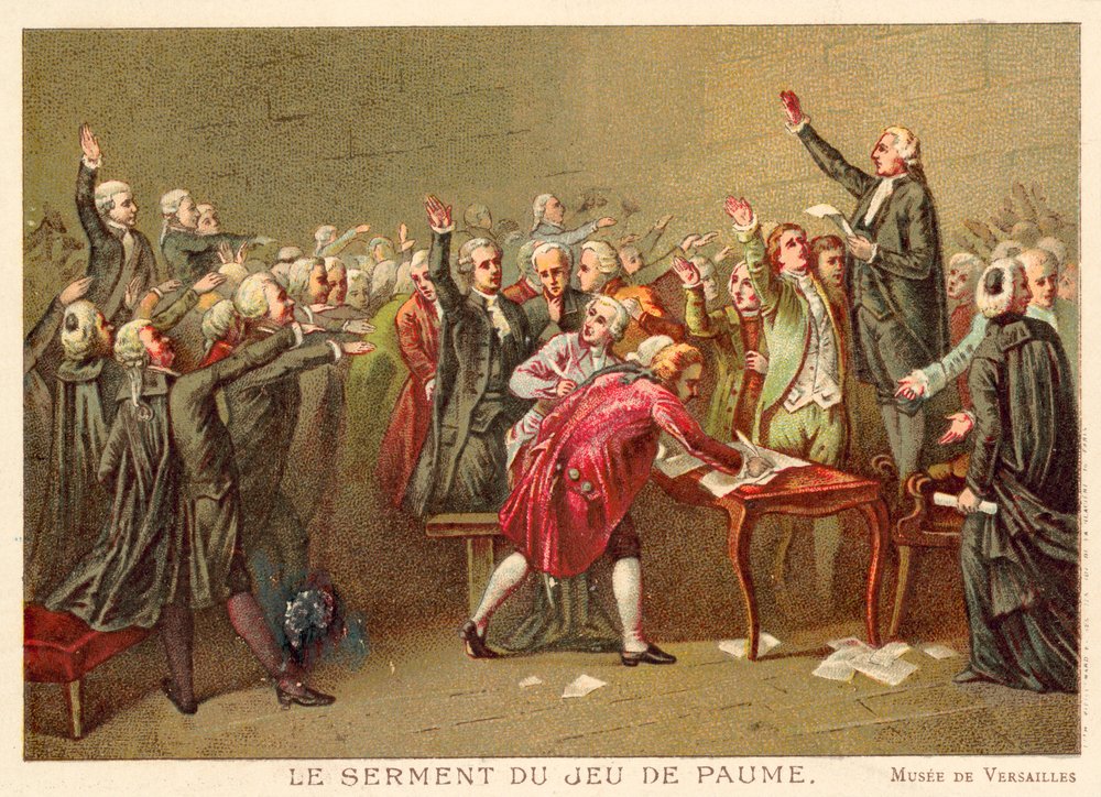 The Tennis Court Oath, French Revolution, 20 June 1789